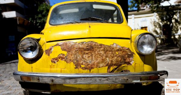 How to get rid of rust on a vehicle